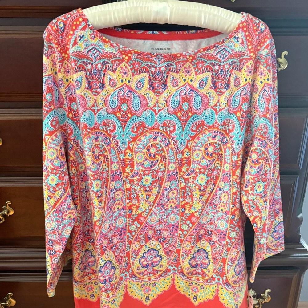 Talbot's NWT Boat Neck Tee